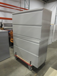 lot 452 image: HERMAN MILLER MERIDIAN LATERAL FILES