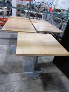 lot 457 image: OAK, LAMINATE TOP TABLES