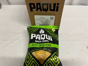 JJ. 6x 2oz Paqui Zesty Salsa Verde Chips