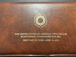 1976 $2 Dollar Bicentennial Bill