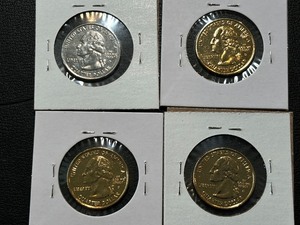 Gold Plated and Holographic Quarters