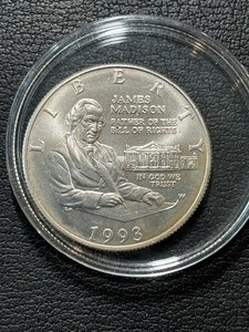 1993-W Madison Silver Half Dollar