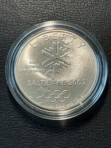 2002-P Salt Lake City Olympics Silver Dollar