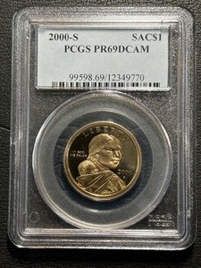 200-S Sacagawea Dollar Proof PCGS PR69 Deep Cameo