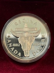 1982 Canada Silver Dollar Regina