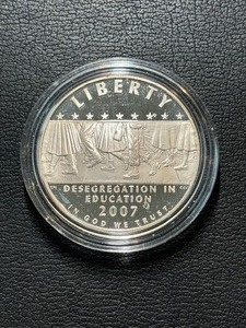 2007-P Desegregation Silver Dollar Proof