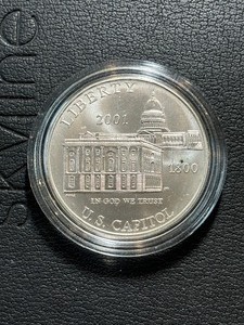 2001-P Capital Visitor Silver Dollar
