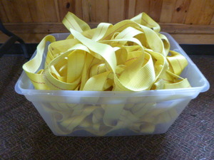 lot 52 image: Tote of Tow Straps