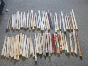 lot 61 image: Lot of Wooden Handles