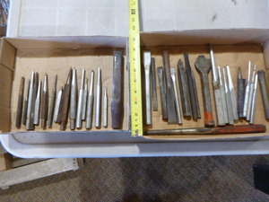 lot 94 image: Lot of Punches and Chisels