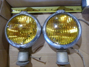 lot 95 image: Vintage Hudson Fog Lights