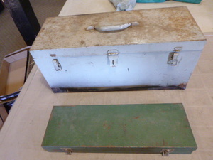 lot 105 image: Metal Toolbox with Socket Set
