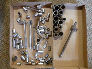 lot 117 image: Assorted Sockets and Ratchets