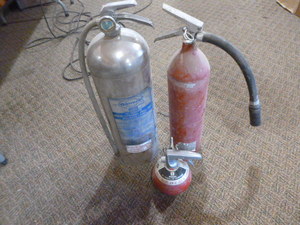 lot 189 image: 3 Fire Extinguishers