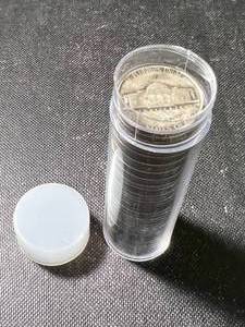 lot 07 image: ROLL OF 40 US JEFFERSON WAR NICKELS