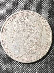 lot 09 image: 1878-S US MORGAN SILVER DOLLAR