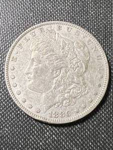 lot 18 image: 1880-O US MORGAN SILVER DOLLAR