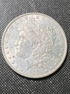 lot 30 image: 1885 US MORGAN SILVER DOLLAR