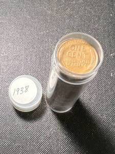 lot 50 image: ROLL OF 50 US 1938 WHEAT CENTS