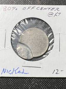 lot 63 image: 80% OFF CENTERED US NICKEL