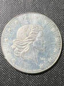 lot 70 image: 1 TROY OZ .999 FINE SILVER AMERICAN EAGLE ROUND