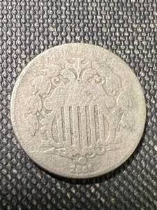lot 78 image: 1866 US SHIELD NICKEL