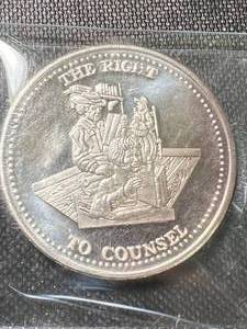 lot 79 image: 1 TROY OZ .999 FINE SILVER JOHNSON MATTHEY ROUND