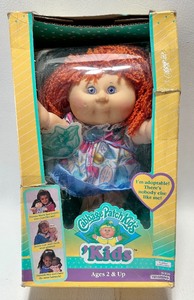 Vintage 1992 CABBAGE PATCH KIDS Auburn Crimped Girl w Violet Eyes&nbsp