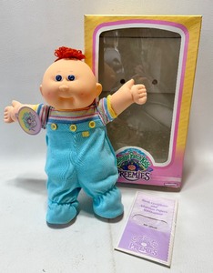 Vintage 1986 CABBAGE PATCH PREEMIE Auburn Boy w Dimples, Blue Eyes&nbsp