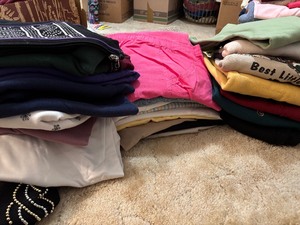 lot 143 image: Assorted Womens Clothing - shirts and pants