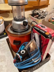 lot 117 image: Irons, Crockpot and more