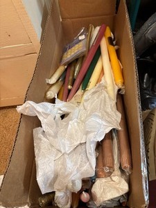 lot 112 image: Taper Candlesticks