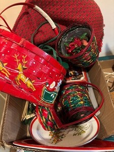 lot 119 image: Christmas Baskets and more