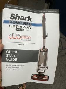 lot 101 image: Shark DuoClean Powered Lift-Away Speed Upright Vacuum, UV810