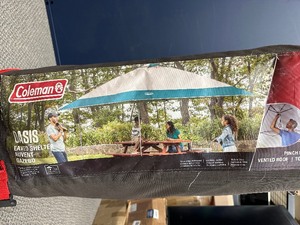 lot 36 image: Coleman Oasis 13 x 13 Quick Set Up Canopy - Open Box Like New