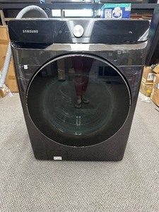 lot 3 image: Samsung - 5.0 Cu. Ft. High-Efficiency Stackable Smart Front Load Washer with Steam and OptiWash - Brushed Black