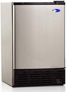 lot 10 image: Whytner 25H x 15 in. 12 lb. Built-In Ice Maker in Stainless Steel - Open Box Like New has not been used