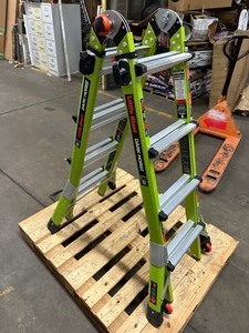 lot 27 image: Little Giant Ladder Systems Dark Horse 2.0, M17, 17ft, Multi-Position Ladder, Fiberglass, Type 1A, 300 lbs Weight Rating 16117-001
