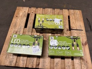 lot 46 image: 3 Boxes of Feit 48 LED Filament Outdoor  Indoor String Lights - New