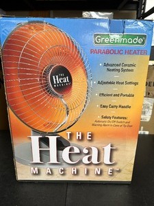 lot 53 image: Greenmade The Heat Machine Parabolic Space Heater - 160 Sqft