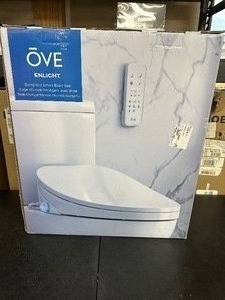 lot 6 image: Ove Enlight 16 in Enlight Smart Toilet Seat 15.75in Elongated