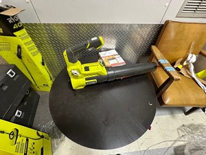 lot 110 image: RYOBI 110 MPH 525 CFM 40-Volt Lithium-Ion Cordless Variable-Speed Jet Fan Bare Tool Leaf Blower, Battery and Charger Not Included