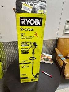 lot 134 image: Ryobi 2 Cycle 25cc Weed Whip - non working
