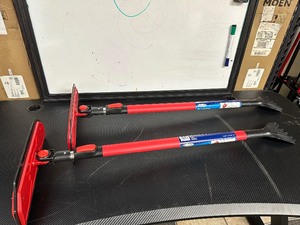 lot 116 image: 2 New Suncast Telescoping Snow Sweepers  Ice Scrapers - Red