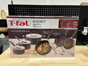 T-fal 12- piece Expert Non-Stick Cookware (New)