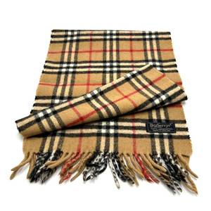 Burberrys Classic Vintage Nova Check Lambswool Scarf