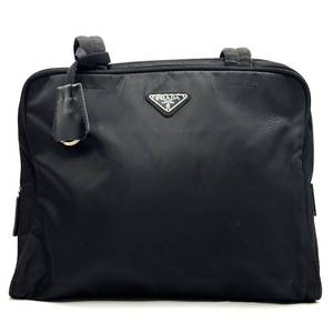 Prada Black Tessuto Nylon Tote with Combination Lock (w Combination Code)