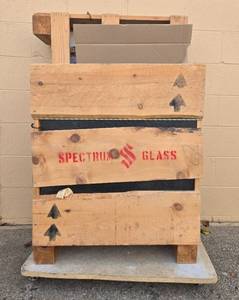 lot 36 image: Palette of Spectrum Glass Sheets - Assorted Colors
