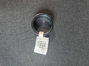lot 69 image: 7mm Tungsten Carbon Fiber Ring - Size 7