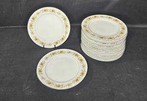 lot 147 image: Set of 16 Cotillion by International China Crestwood Dinner Plates